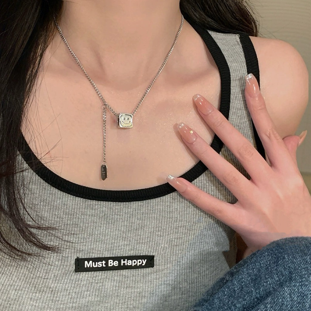 Smiley Dice Necklace