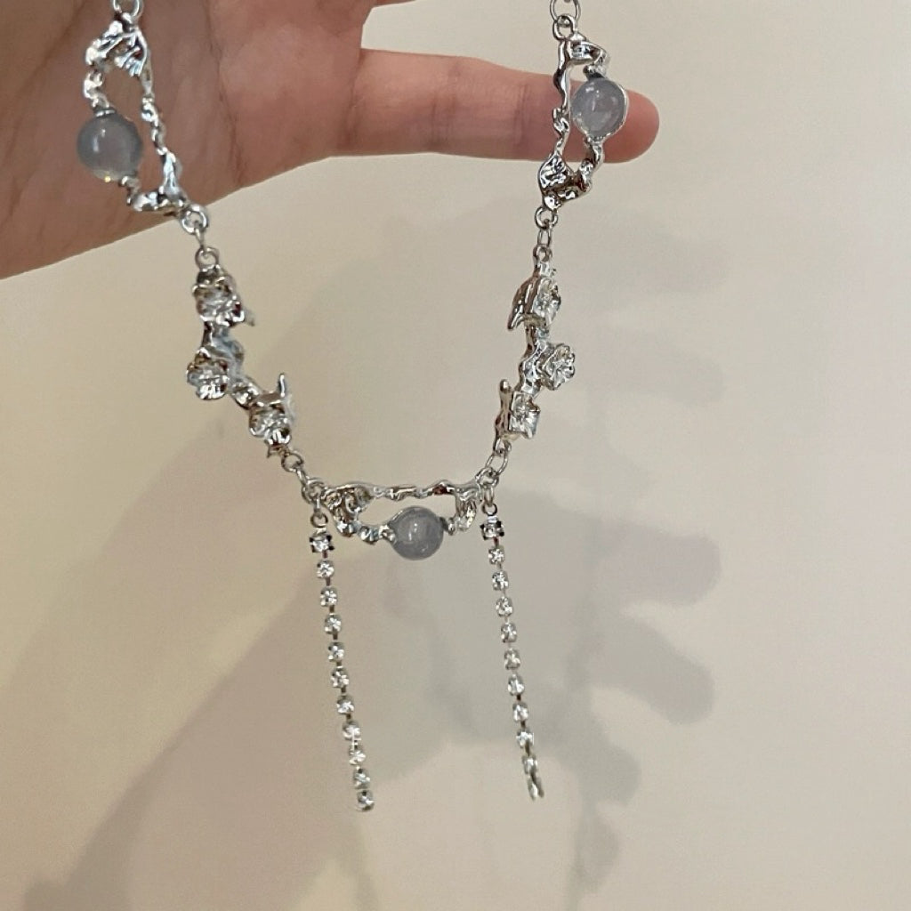 Moonstone Dangle Necklace