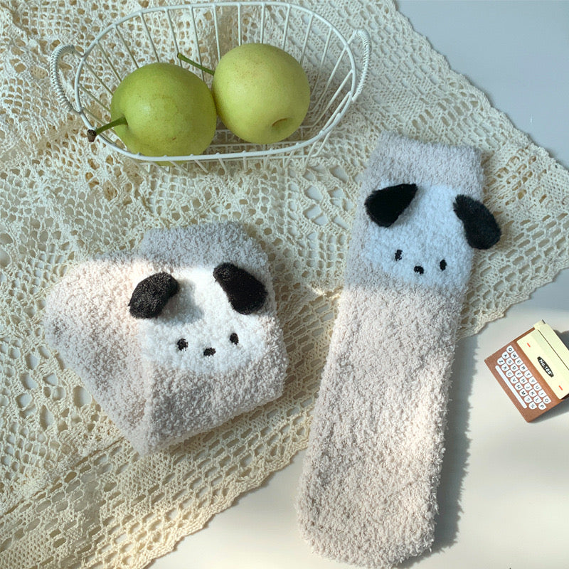“Pochacco winter” Cozy Socks