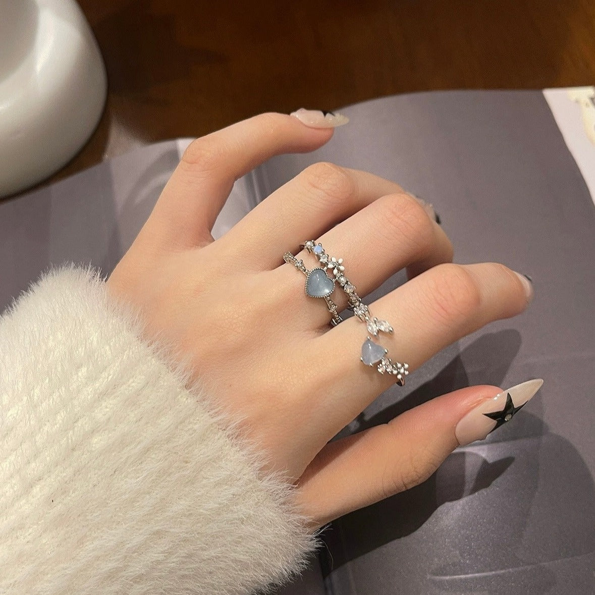 Heart of The Ocean Rings