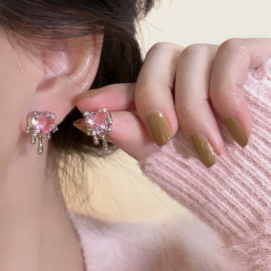 Sparkle Heart Earrings