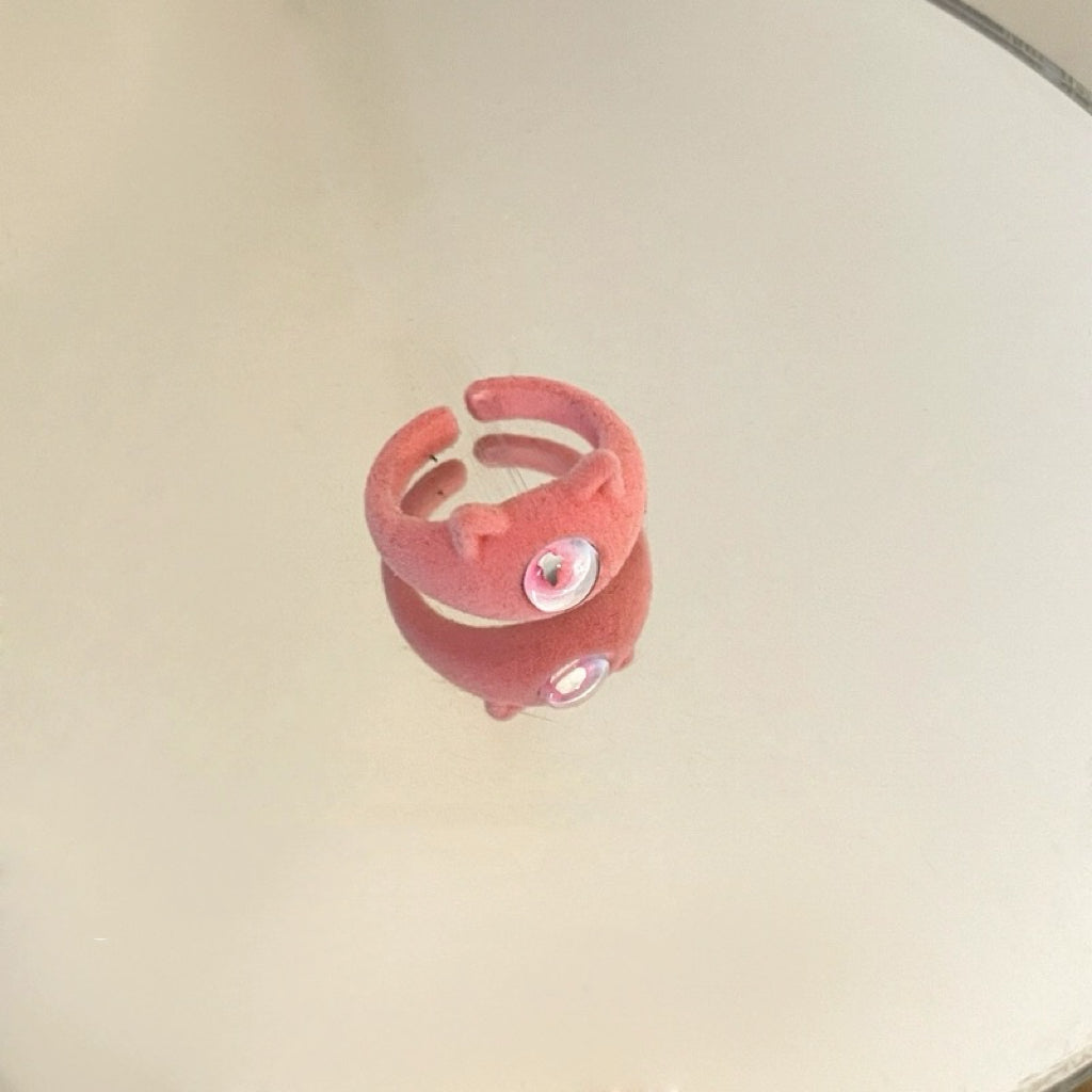 Fuzzy-Textured Monster Ring