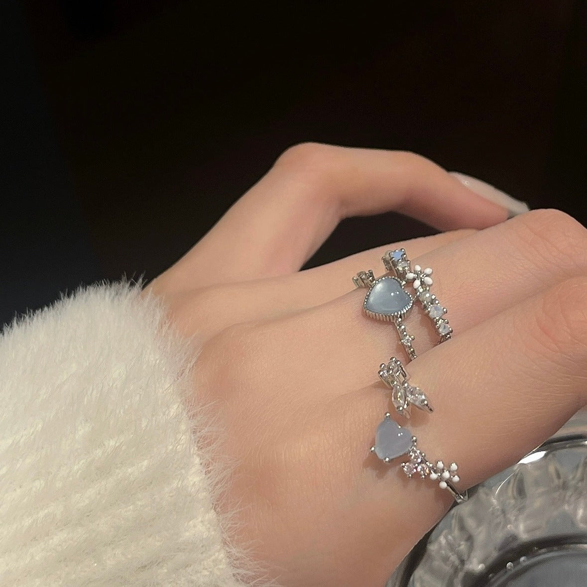 Heart of The Ocean Rings