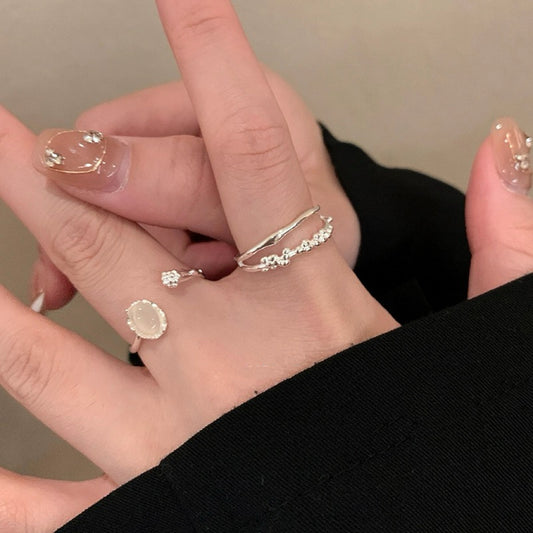 Moonstone Silver Ring